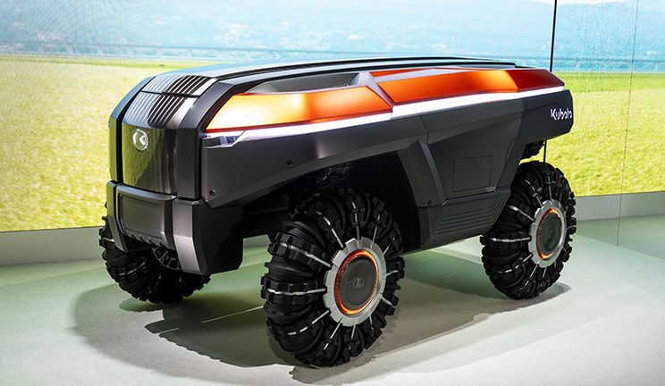 Kubota представила концептуальну платформу-трансформер KVPR