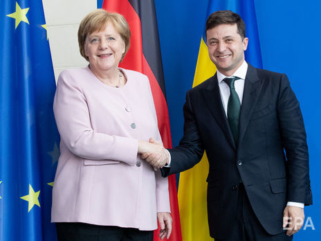 Зеленский и Меркель обсудили ситуацию на Донбассе