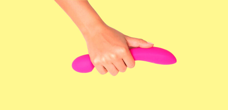 вибратор вагинальный малиновый