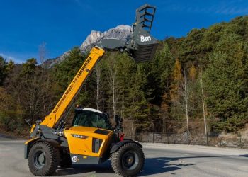 Liebherr представив телескопічний навантажувач T48-8s зі збільшеним вильотом стріли — Техніка