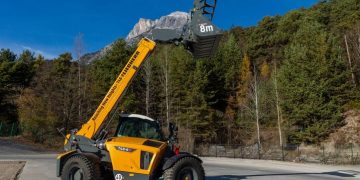 Liebherr представив телескопічний навантажувач T48-8s зі збільшеним вильотом стріли — Техніка