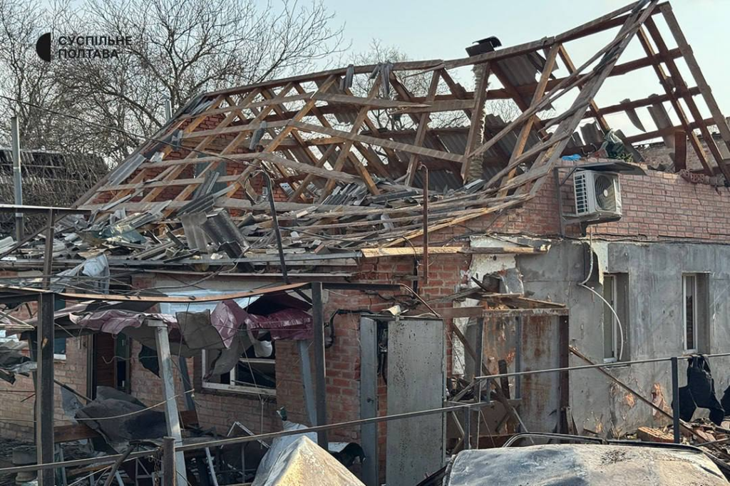 Наслідки ворожого удару по Полтаві