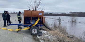 Підтоплення дороги на Полтавщині внаслідок дощів — ПОЛТАВА СЬОГОДНІ