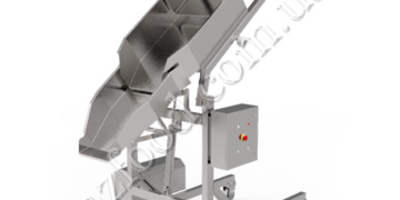 Пневматический опрокидыватель тележек для фарша (китаянок)